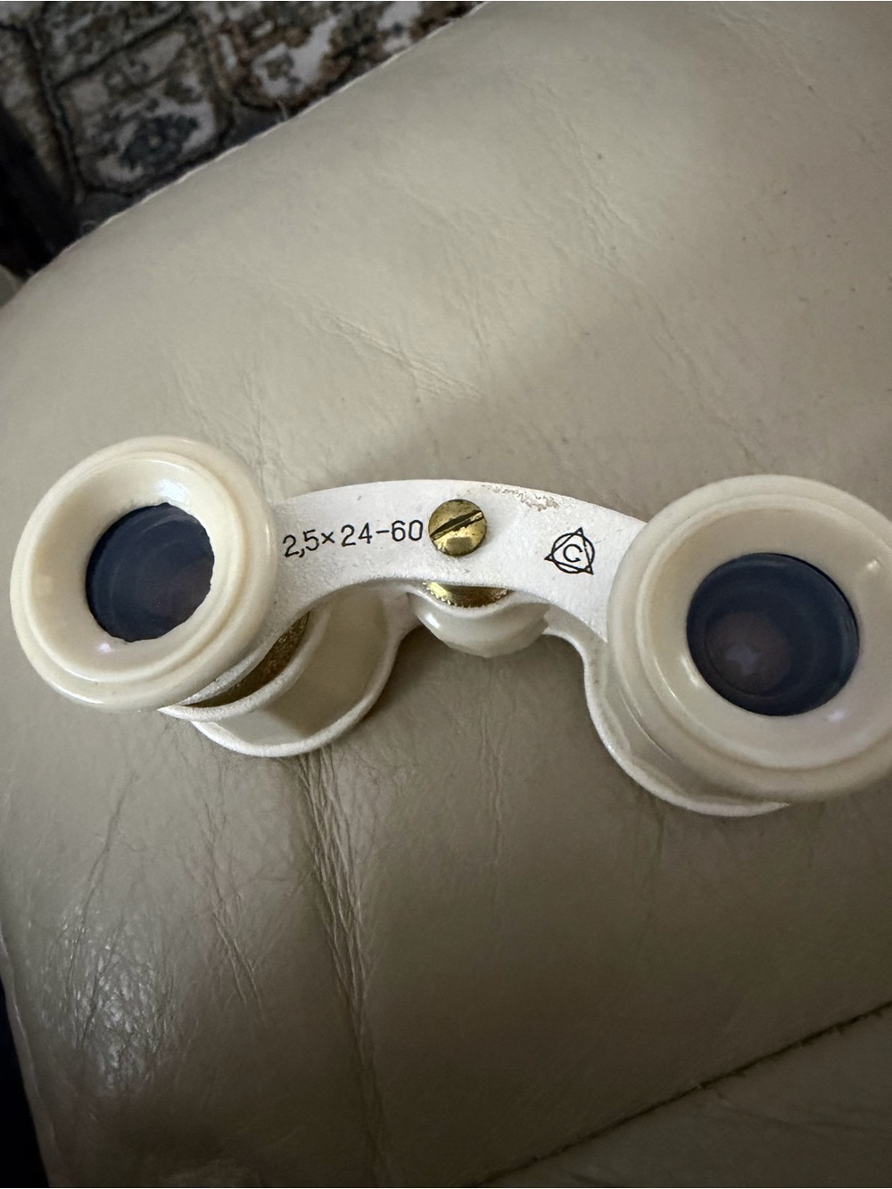 Vintage 1994 Opera glasses with case and instruction booklet (warranty card)